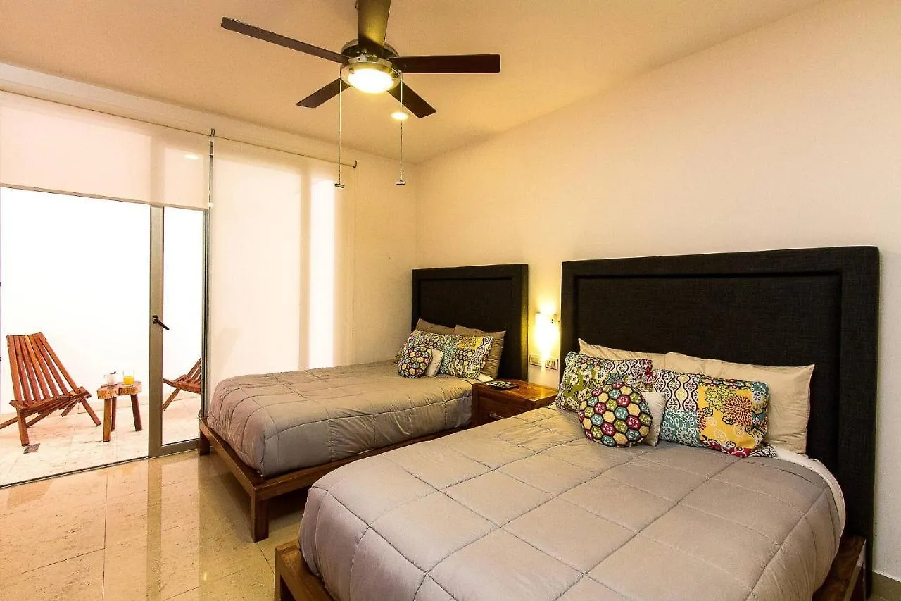 Apartment Breathtaking 2 Bedroom, Private Terrace Bbq Playa del Carmen Mexico