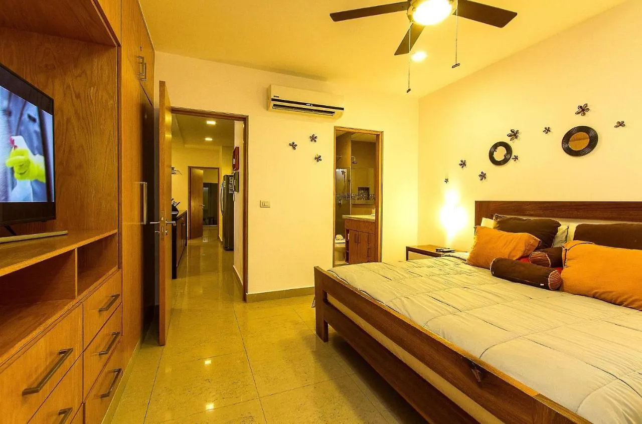 Breathtaking 2 Bedroom, Private Terrace Bbq Playa del Carmen Apartmán